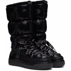 MONCLER BLACK INSOLUX BOOTS