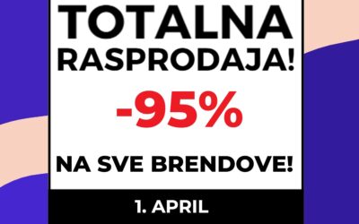 95% POPUSTA NA SVE!