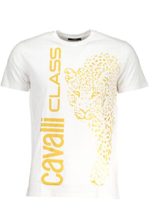 CAVALLI CLASS T-SHIRT MANICHE CORTE UOMO BIANCO