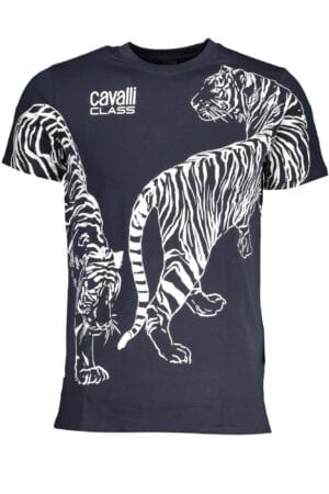 CAVALLI CLASS T-SHIRT MANICHE CORTE UOMO BLU