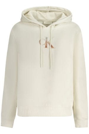 CALVIN KLEIN FELPA SENZA ZIP DONNA BIANCO