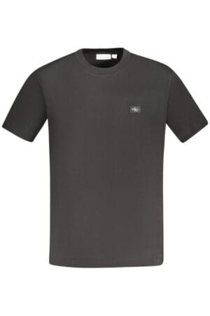 CALVIN KLEIN T-SHIRT MANICHE CORTE UOMO NERO