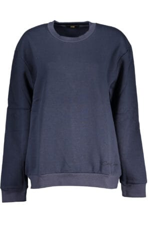 CAVALLI CLASS FELPA SENZA ZIP DONNA BLU