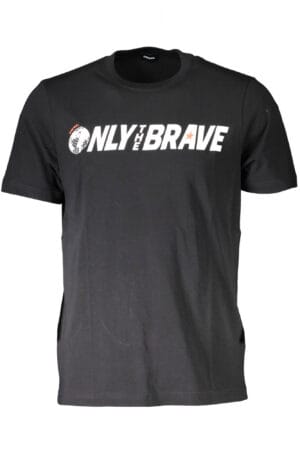 DIESEL T-SHIRT MANICHE CORTE UOMO NERO