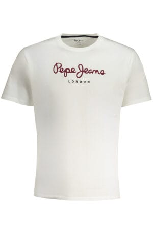 PEPE JEANS T-SHIRT MANICHE CORTE UOMO BIANCO