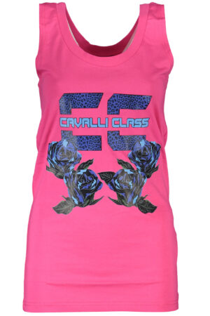 CAVALLI CLASS CANOTTA DONNA ROSA