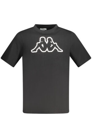 KAPPA T-SHIRT MANICHE CORTE UOMO NERO