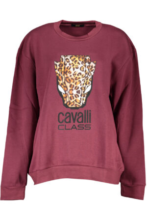 CAVALLI CLASS FELPA SENZA ZIP DONNA VIOLA