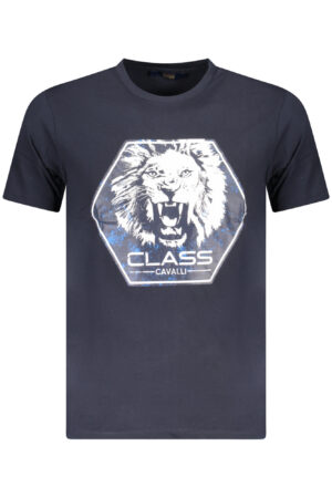 CAVALLI CLASS T-SHIRT MANICHE CORTE UOMO BLU
