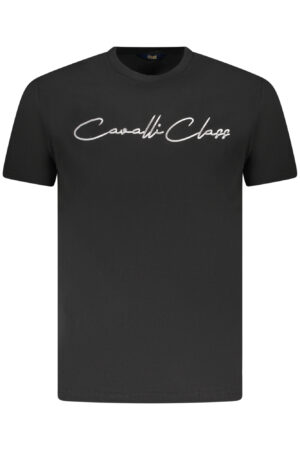 CAVALLI CLASS T-SHIRT MANICHE CORTE UOMO NERO
