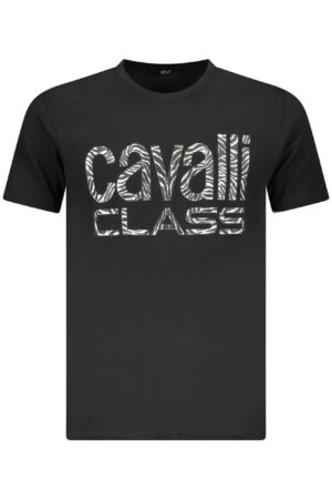 CAVALLI CLASS T-SHIRT MANICHE CORTE UOMO NERO