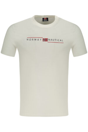 NORWAY 1963 T-SHIRT MANICHE CORTE UOMO BIANCO