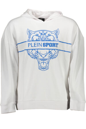 PLEIN SPORT FELPA SENZA ZIP UOMO BIANCO