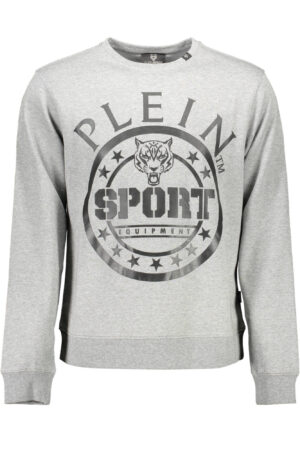 PLEIN SPORT FELPA SENZA ZIP UOMO GRIGIO