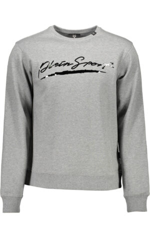 PLEIN SPORT FELPA SENZA ZIP UOMO GRIGIO