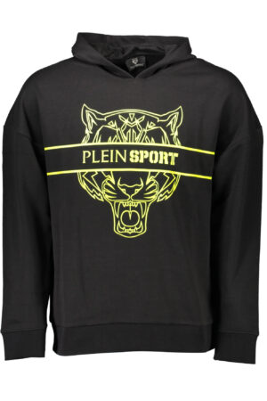PLEIN SPORT FELPA SENZA ZIP UOMO NERO