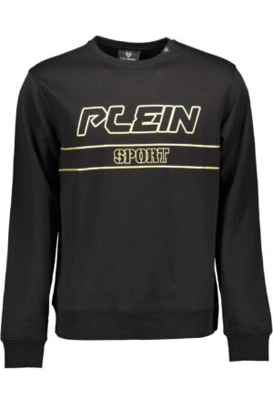 PLEIN SPORT FELPA SENZA ZIP UOMO NERO