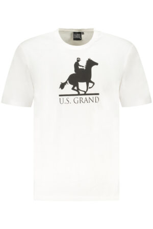 U.S. GRAND POLO T-SHIRT MANICHE CORTE UOMO BIANCO