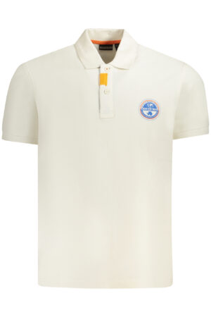 NAPAPIJRI POLO MANICHE CORTE UOMO BIANCO