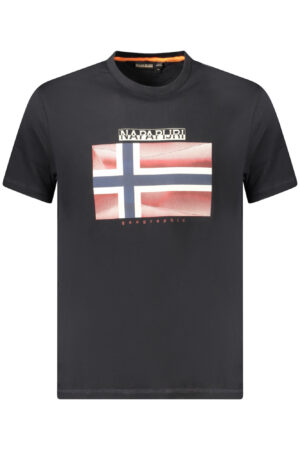 NAPAPIJRI T-SHIRT MANICHE CORTE UOMO NERO