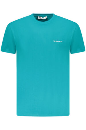 TRUSSARDI T-SHIRT MANICHE CORTE UOMO AZZURRO